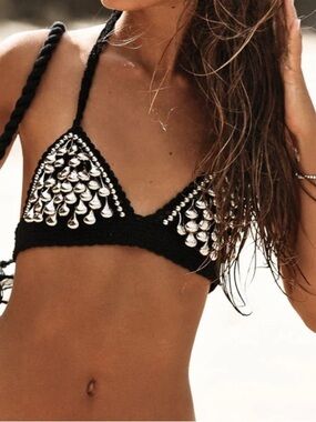 Andi Bagus Liquid Silver Bralette